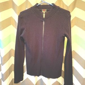 Black zip up by Energy